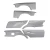 FRP FIT Wide Body Fenders Set > BMW 318i, 323i, 325i, 328i (E36) 1992-1998 > 4dr - image 1