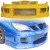 FRP CSPE Body Kit 4pc > Subaru Impreza WRX 2006-2007 > 4dr Sedan - image 7