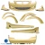 FRP LUMM Wide Body Kit > BMW 530i (E60) 2004-2007 > 4dr Sedan - image 4