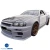 FRP TSE Splitter Diffuser (front) > Nissan Skyline (R34) GTR 1999-2004 > 2dr Coupe - image 8