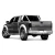 Ford F-150 2004-2008 1 Piece Polyurethane Rear Bumper - image 2