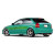 Honda Civic HB 1996-1997 1 Piece Polyurethane Rear Bumper - image 2