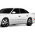 Infiniti Q45 Sedan 1990-1993 KBD 4 Piece Polyurethane Full Body Kit - image 3