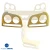 FRP GTR Conversion Tail Light Housings > Nissan Skyline (R34) GTT 1999-2004 > 4dr Sedan - image 3