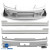 FRP URA GT Body Kit 6pc > Nissan Skyline (R34) GTT 1999 - 2004 > 4dr Sedan - image 3