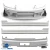 FRP URA GT Body Kit 6pc > Nissan Skyline (R34) GTT 1999-2004 > 4dr Sedan - image 3