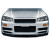 1999-2002 Nissan Skyline R34 GT-R Z-Tune Look Front Bumper - 1 Piece - image 3