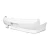 1995-1998 Nissan 240SX V-Speed Rear Bumper - image 1