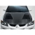 2003-2006 Mitsubishi Evolution Track Carbon Fiber Hood - image 2