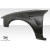 1999-2004 Ford Mustang Duraflex D-1 Fenders - 2 Piece - image 3