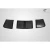2003-2006 Nissan 350Z Z33 GT1 Hood Vents - 3 Piece (S) - image 3