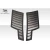 2015-2023 Ford Mustang GT350 GT1 Side Hood Vents - 2 Piece (S) - image 3