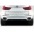2014-2018 BMW X5 F15 M Performance Look Rear Diffuser - 3 Pieces (S) - image 3