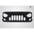 2007-2018 Jeep Wrangler Predator Carbon Fiber Grille - image 8