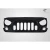 2007-2018 Jeep Wrangler Predator Carbon Fiber Grille - image 9