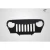 1997-2006 Jeep Wrangler Predator Carbon Fiber Grille - image 2