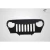 1997-2006 Jeep Wrangler Predator Carbon Fiber Grille - image 2
