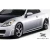 2008-2015 Infiniti G Coupe G37 Q60 Elite Side Skirts Rocker Panels - 2 Piece - image 3