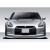 2009-2011 Nissan GT-R R35 Eros Version 5 Front Lip Under Spoiler Air Dam - 1 Piece - image 1