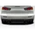 2008-2017 Mitsubishi Lancer Evo X V2 Rear Bumper - 1 Piece - image 1
