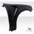 1999-2000 Honda Civic F-1 Fenders - 2 Piece - image 4