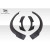 2003-2006 Porsche Cayenne G-Sport Wide Body Front Fender Flares - 4 Piece - image 6