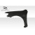 2002-2003 Mitsubishi Lancer Duraflex GT Concept Fenders - 2 Piece - image 4