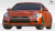 2010-2012 Nissan Altima 2DR Duraflex GT-R Body Kit 4 Piece