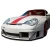2002-2004 Porsche 911 Carrera 996 C2 C4 GT3 RSR Look Wide Body Front Bumper - 1 Piece - image 1