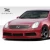 2003-2007 Infiniti G Coupe G35 GT500 Wide Body Front Bumper - 1 Piece - image 3