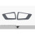 2014-2018 BMW X5 F15 AF-1 Wide Body Front Bumper Air Intake ( GFK ) - 2 Piece (S) - image 2