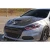 2013-2016 Dodge Dart Hellcat Look Carbon Fiber Hood - image 3