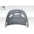 2013-2016 Dodge Dart Hellcat Look Hood - 1 Piece - image 5