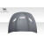 2013-2016 Dodge Dart Hellcat Look Hood - 1 Piece - image 9