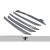 2013-2021 Land Rover Range Rover Urethane AF-1 Wide Body Grille ( PUR-RIM ) - 5 Piece (S) - image 4