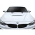 2012-2018 BMW 3 Series F30 / 2014-2020 4 Series F32 AF-1 Hood ( GFK ) - 1 Piece - image 1