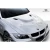 2006-2008 BMW 3 Series E90 4DR M3 Look Hood - 1 Piece - image 3