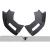 2011-2017 Lamborghini Aventador LP 700 Carbon AF-1 Front Aero Splitters ( CFP ) - 2 Piece - image 2