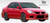 2004-2007 Mitsubishi Lancer Duraflex MR Edition Front Bumper Cover 1 Piece