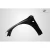 2003-2006 Mitsubishi Evolution OEM Look Carbon Fiber Fender - image 4