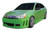 2008-2011 Ford Focus Duraflex Piranha Front Bumper Cover 1 Piece