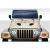 1997-2006 Jeep Wrangler Power Dome Hood - 1 Piece - image 1