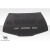 1992-1996 Honda Prelude Predator Hood - 1 Piece - image 5