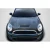 2007-2015 MINI Cooper Racer Carbon Fiber Hood - image 1