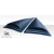 2006-2012 Mitsubishi Eclipse Racer Window Scoop Louvers - 2 Piece - image 5