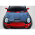 2002-2006 Mini Cooper / Cooper S R50 R53 2005-2008 Cooper convertible R52 DriTech Racer Hood - 1 Piece - image 6