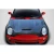 2002-2006 Mini Cooper / Cooper S R50 R53 2005-2008 Cooper convertible R52 DriTech Racer Hood - 1 Piece - image 1