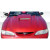 1994-1998 Ford Mustang Duraflex Spyder 3 Hood - 1 Piece - image 3