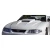 1994-1998 Ford Mustang Spyder 3 Hood - 1 Piece - image 1