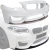 FRP Type-M4 Style Front Valance Add-on > BMW 5-Series (F10) 2011-2016 > 4dr - image 1